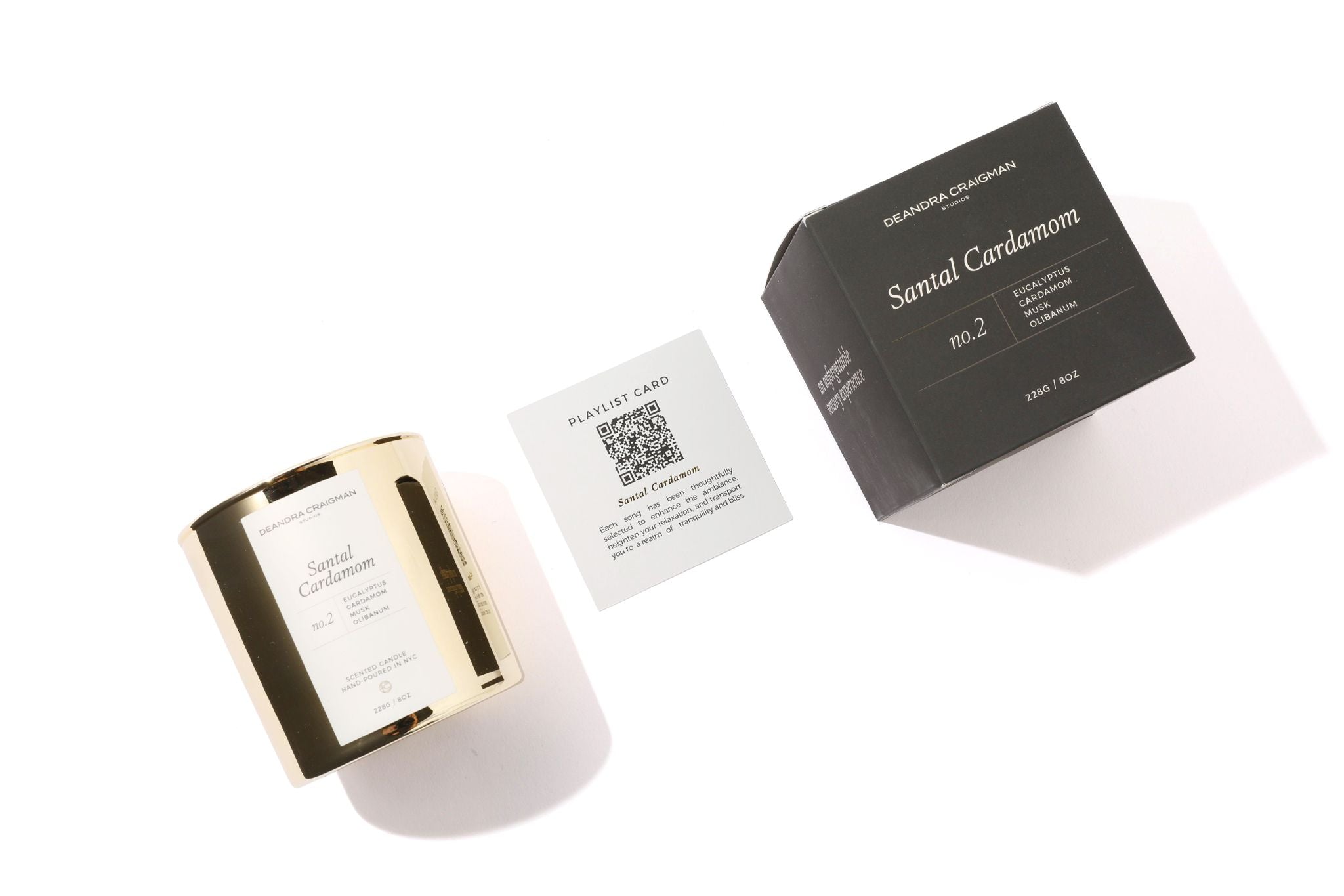 Santal Cardamom Signature Candle & Playlist