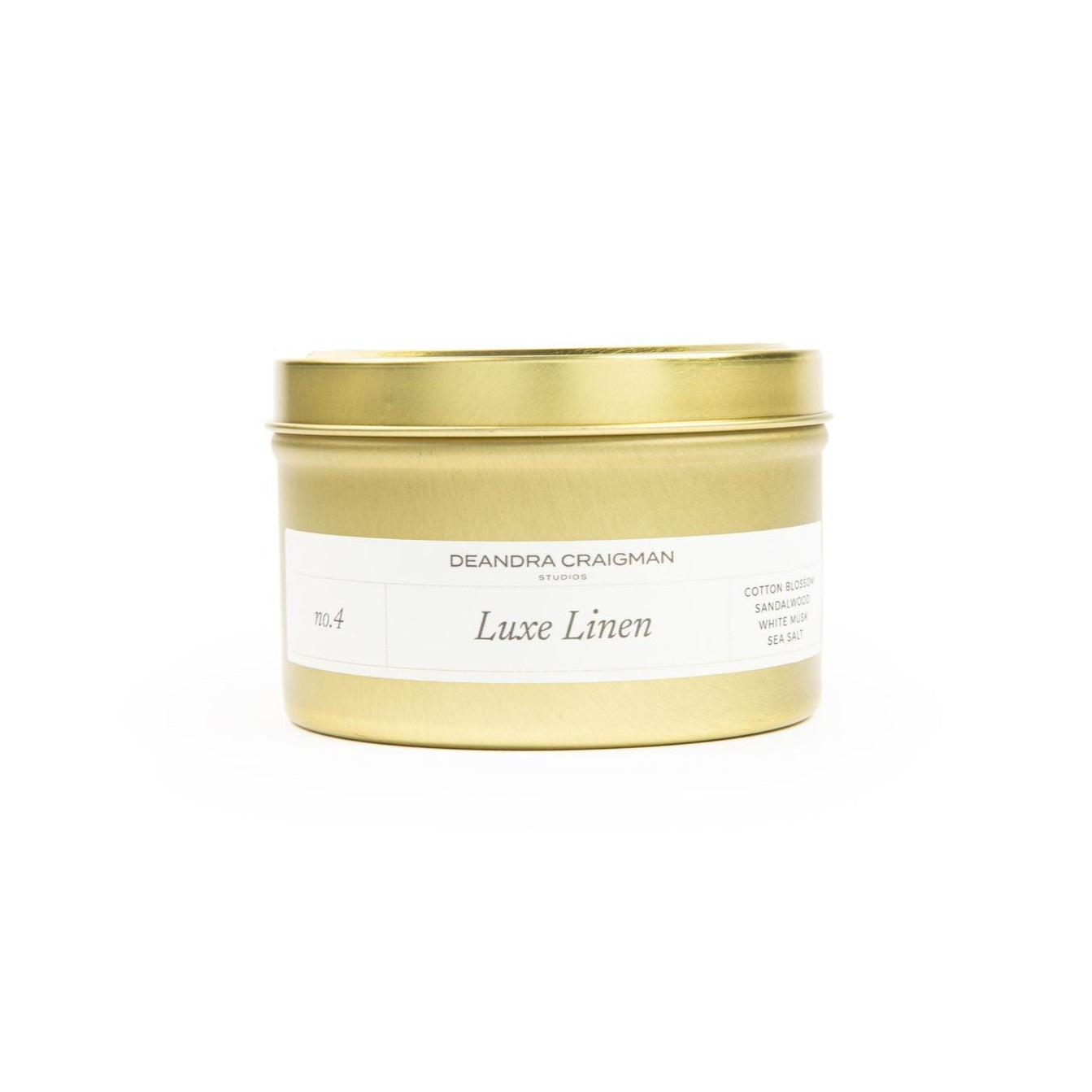 Luxe Linen Petite Candle