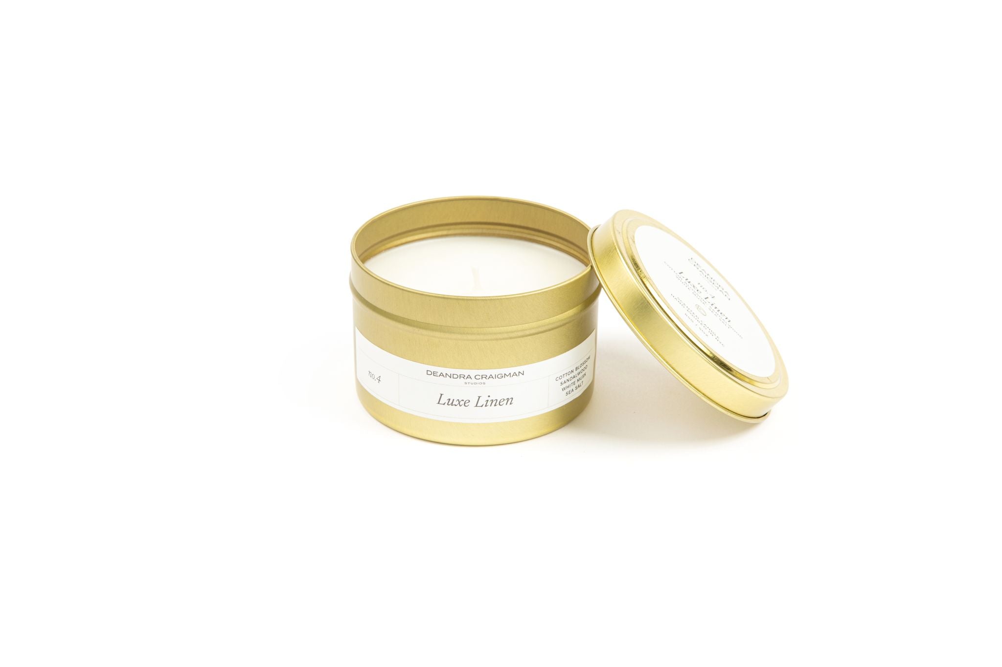 Luxe Linen Petite Candle