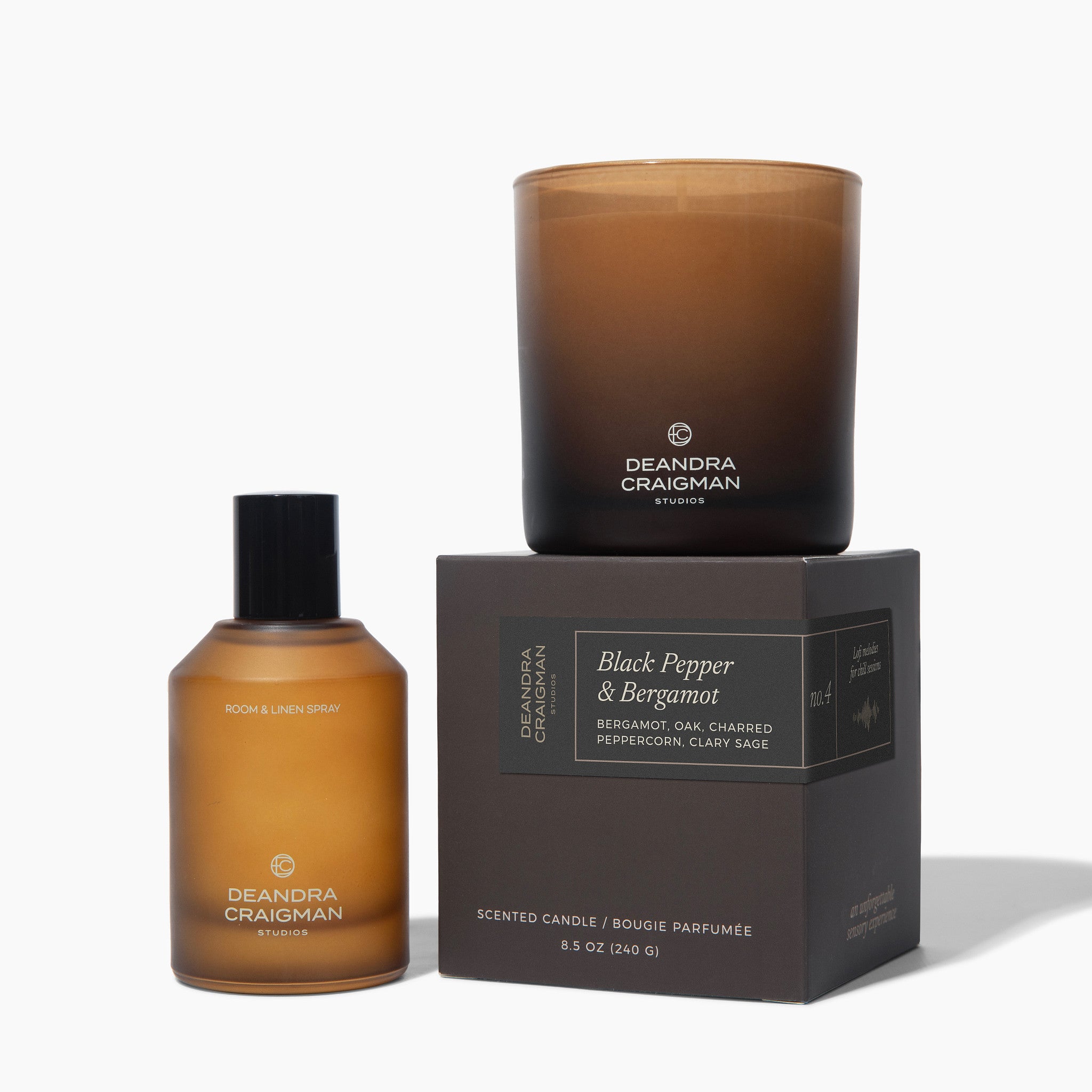 Black Pepper & Bergamot Candle & Room Spray
