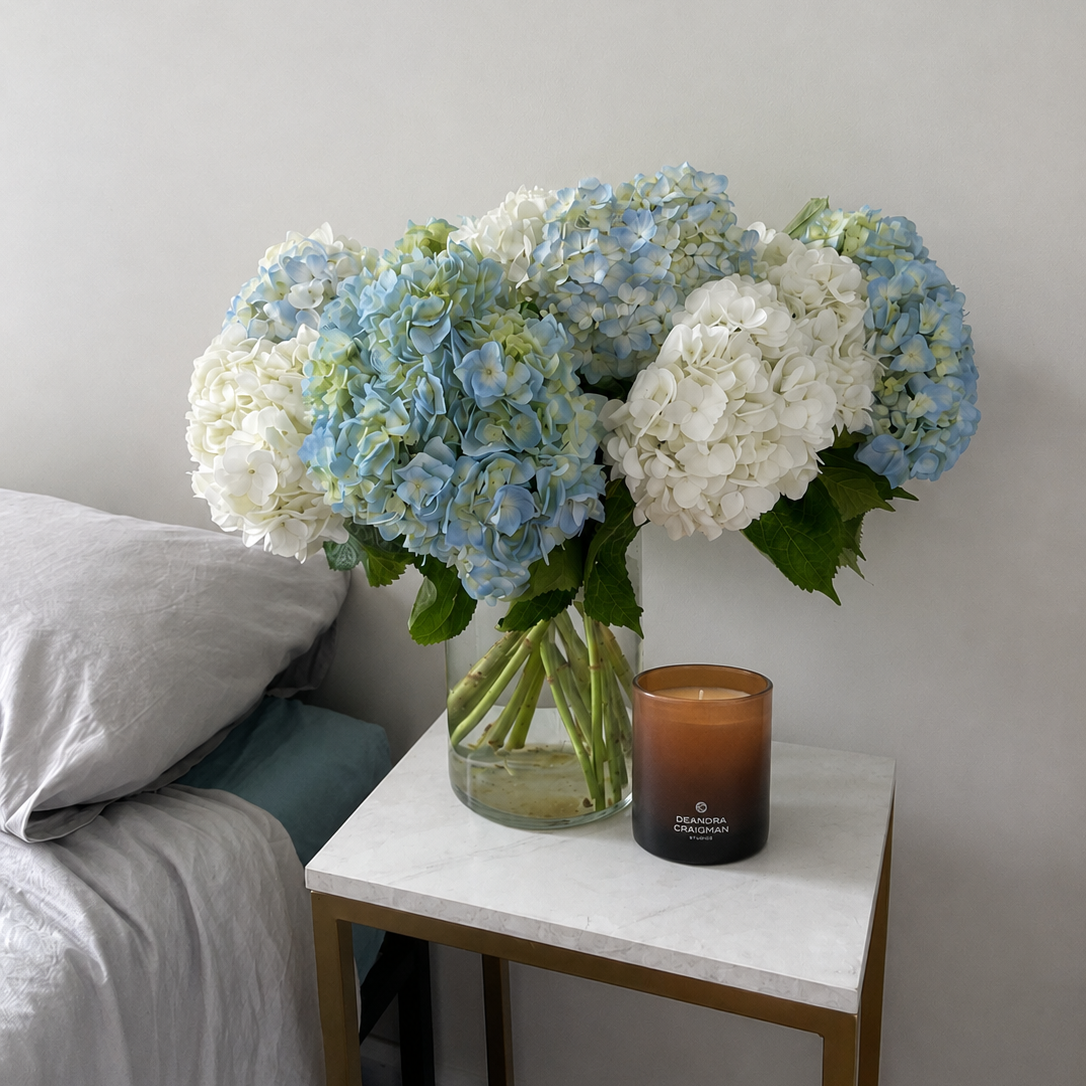 Azure Bloom & Waterlily Candle & Playlist