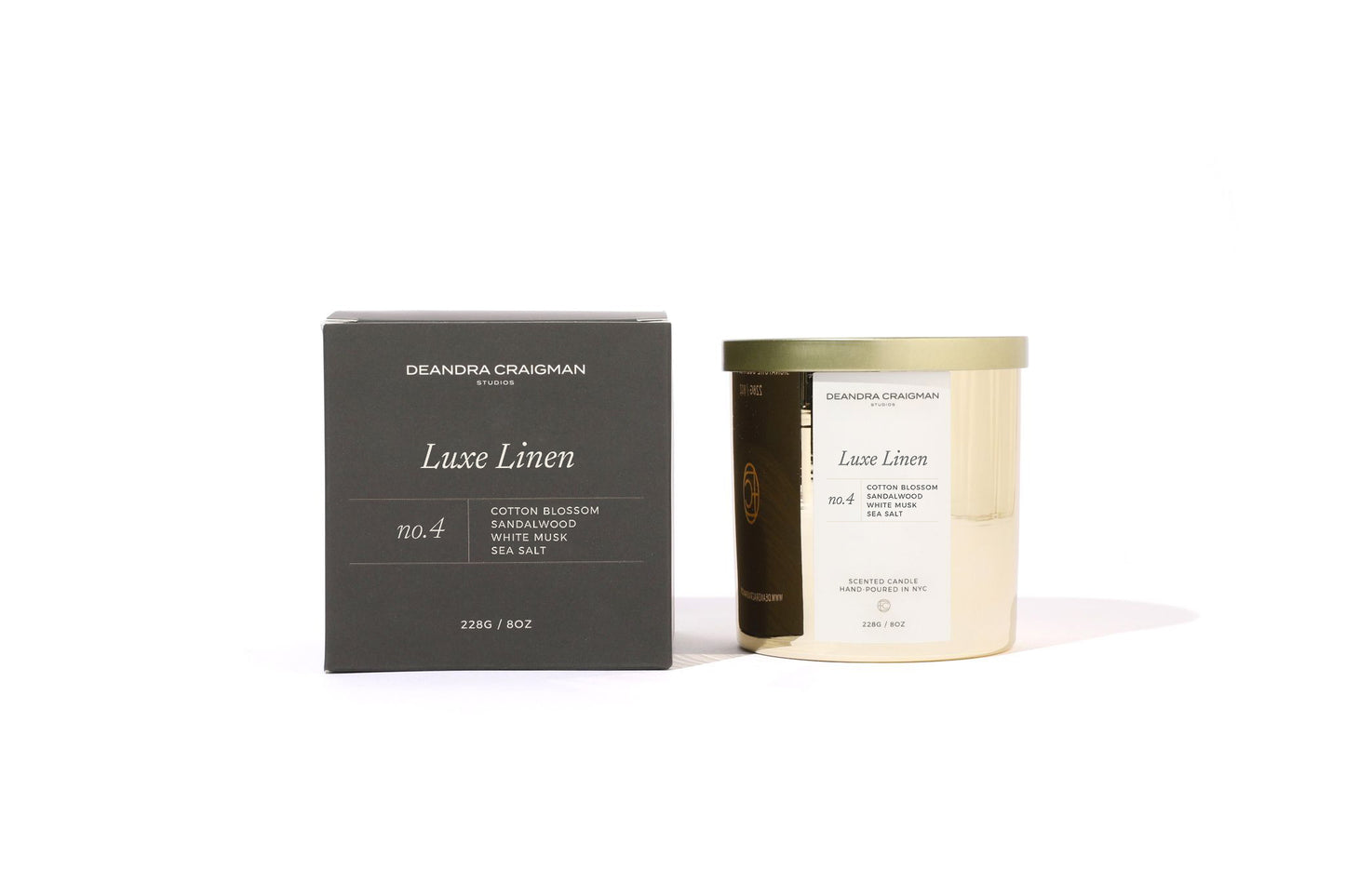 Luxe Linen Signature Candle & Playlist