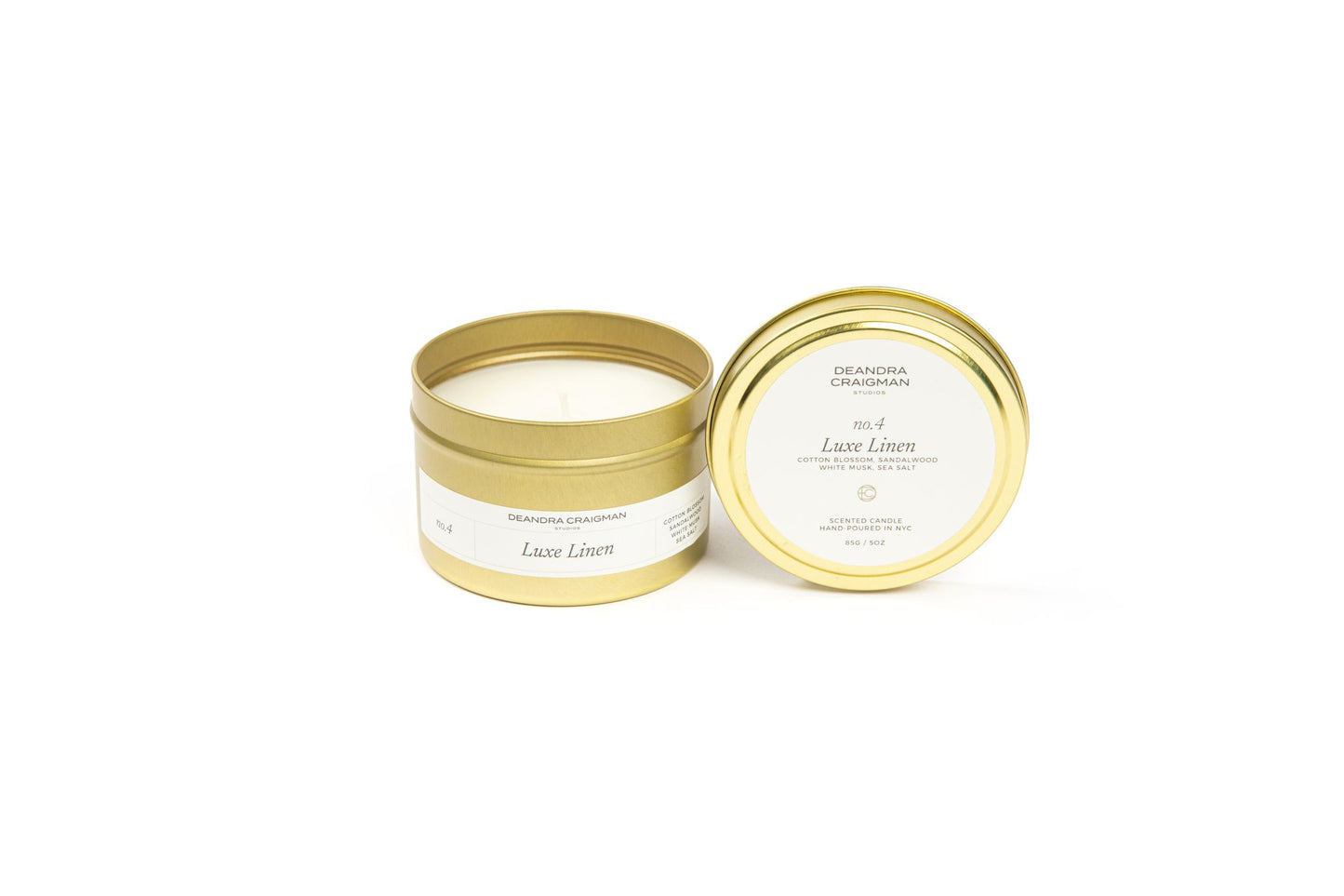 Luxe Linen Petite Candle
